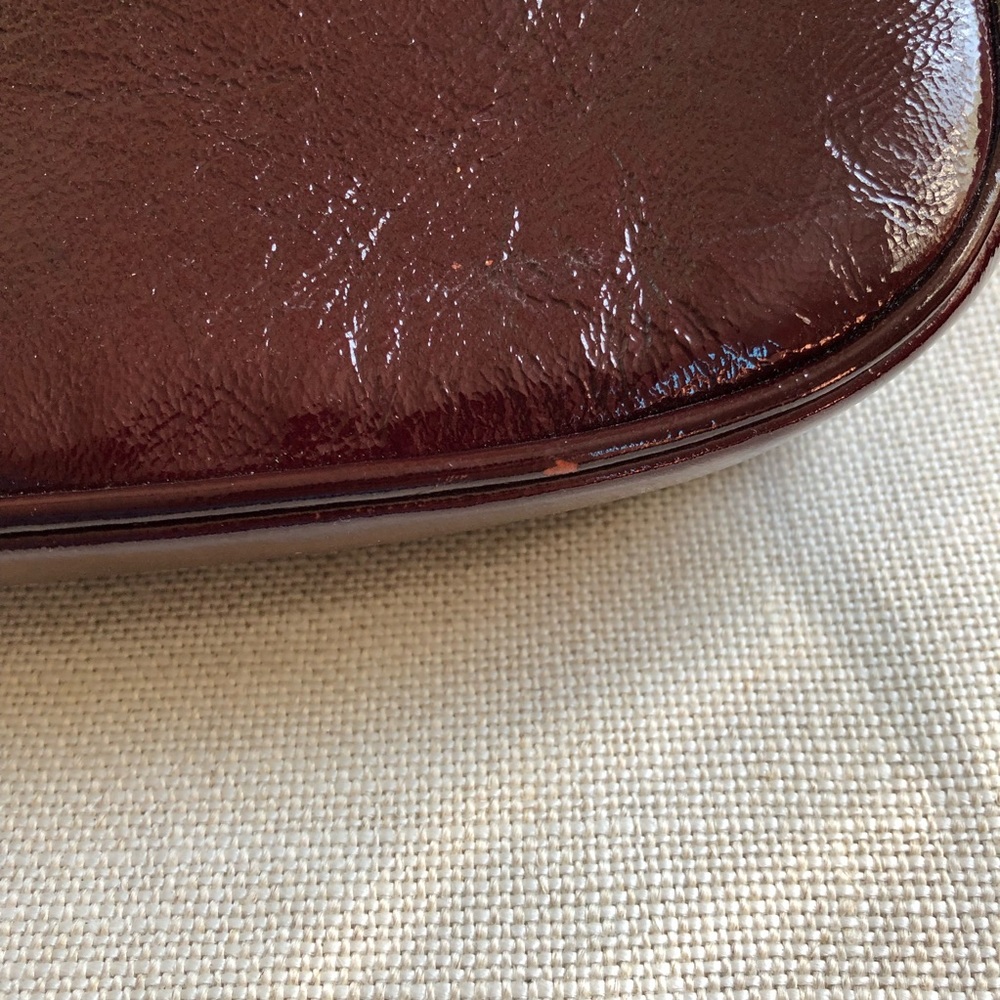 Gucci Vintage Shoulder Bag Horsebit Clutch Patent Leather - Picture 12 of 15